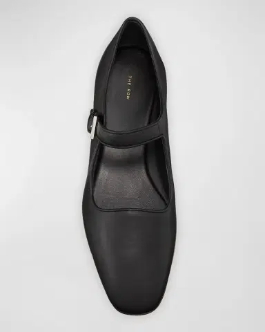 The Row Ava Mary Jane Ballerina Flats | Thumbnail 3 The Row Ava Mary Jane Ballerina Flats | Thumbnail 3