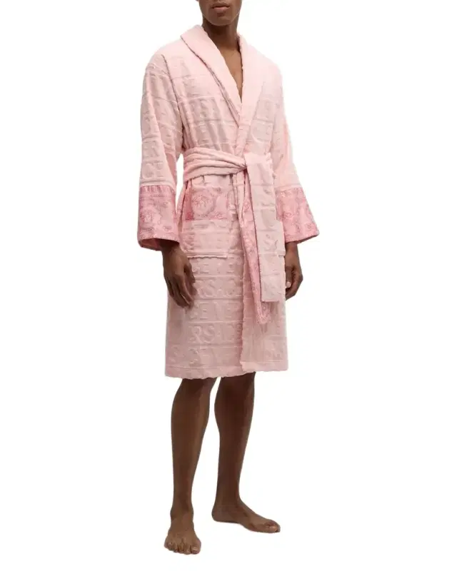 Versace Unisex Barocco Sleeve Robe