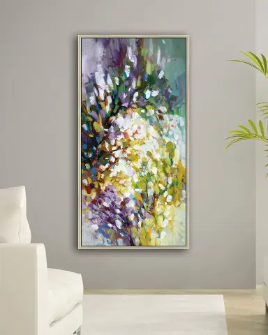 Prestige Arts "Bursting Blooms I" Giclee Canvas Art | Thumbnail 3