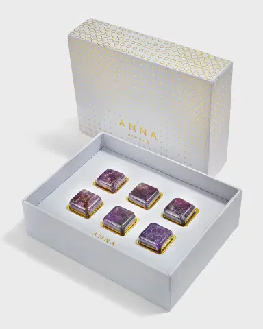 Anna New York Amethyst Cubes, Set of 6 | Thumbnail 2