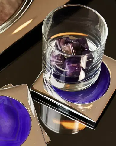 Anna New York Amethyst Cubes, Set of 6 | Thumbnail 3