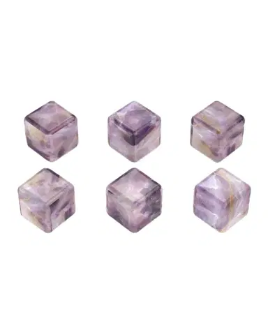 Anna New York Amethyst Cubes, Set of 6 | Thumbnail 1
