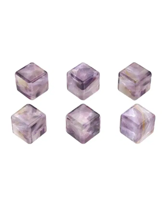ANNA New York Amethyst Cubes, Set of 6