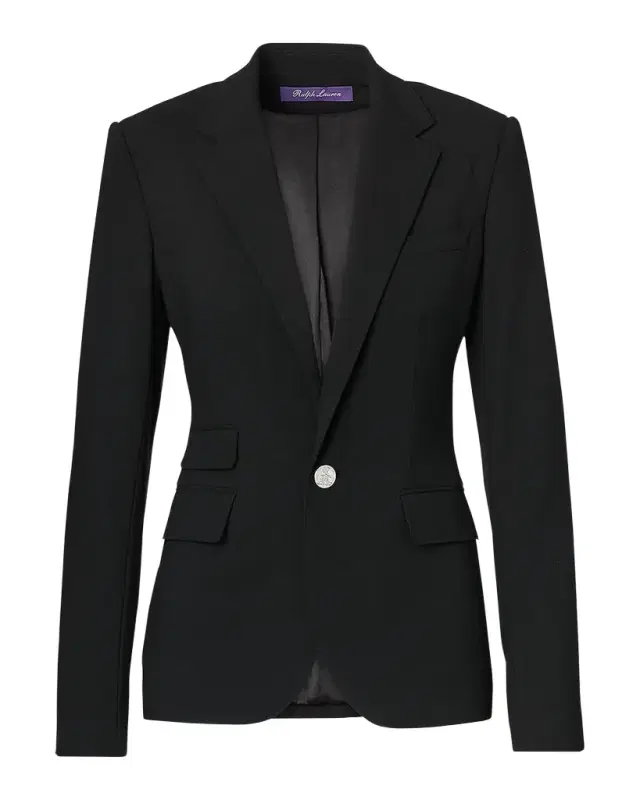 Ralph Lauren Collection Parker Wool Crepe Jacket