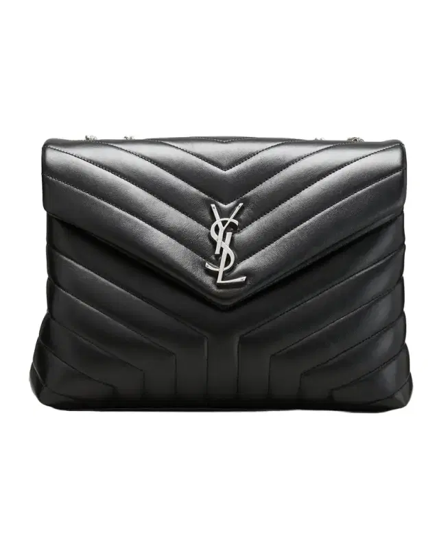 Loulou Medium YSL Shoulder Bag in Quilted Leather
