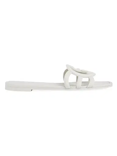 Gucci Women's Palma Rubber Slides - Mystic White - Size 5 Sandals | Thumbnail 2 Gucci Women's Palma Rubber Slides - Mystic White - Size 5 Sandals | Thumbnail 2