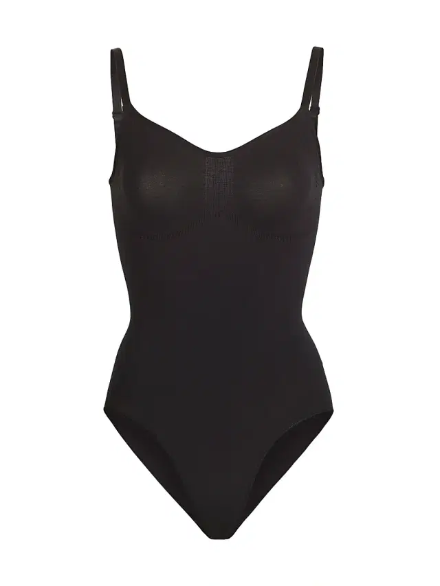 SKIMS Women's Seamless Sculpt Brief Bodysuit - Onyx