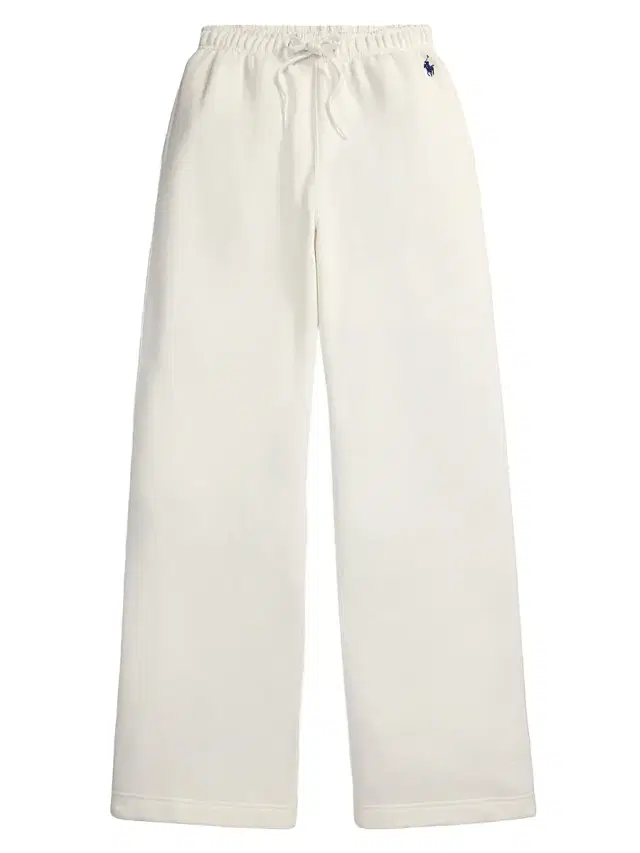 Polo Ralph Lauren Women's Drawstring Fleece Wide-Leg Sweatpants - White