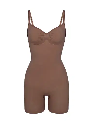 Skims Women's Seamless Sculpt Mid Thigh Bodysuit | Thumbnail 1 Skims Women's Seamless Sculpt Mid Thigh Bodysuit | Thumbnail 1
