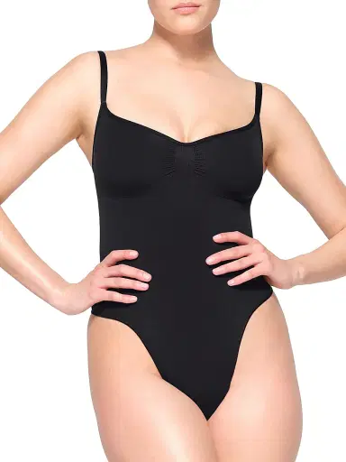 Skims Women's Seamless Sculpt Thong Bodysuit | Thumbnail 2 Skims Women's Seamless Sculpt Thong Bodysuit | Thumbnail 2