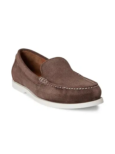 Polo Ralph Lauren Men's Merton Suede Loafers - Dark Brown - Size 9.5 | Thumbnail 2