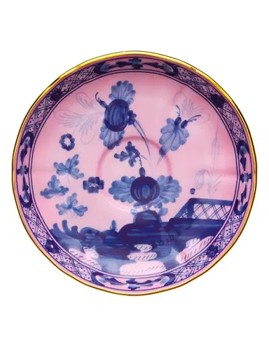Ginori 1735 Oriente Italiano Gold-Rimmed Tea Saucer - Porpora | Thumbnail 2