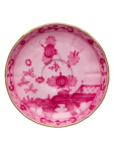 Ginori 1735 Oriente Italiano Gold-Rimmed Tea Saucer - Porpora | Thumbnail 1