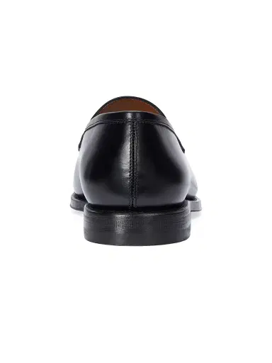 Polo Ralph Lauren Men's Maestra Leather Penny Loafers - Black - Size 9.5 | Thumbnail 3