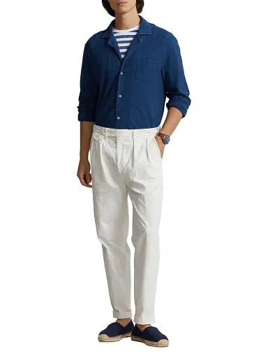 Polo Ralph Lauren Men's Featherweight Twill Tennis Flat-Front Pants | Thumbnail 2 Polo Ralph Lauren Men's Featherweight Twill Tennis Flat-Front Pants | Thumbnail 2