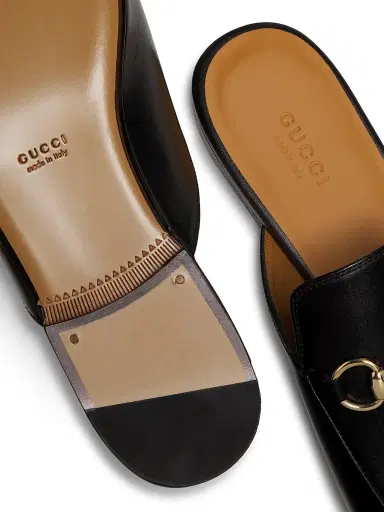 Gucci Women's Betis Leather Mules - Black - Size 12 | Thumbnail 6 Gucci Women's Betis Leather Mules - Black - Size 12 | Thumbnail 6
