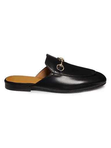 Gucci Women's Betis Leather Mules - Black - Size 12 | Thumbnail 1 Gucci Women's Betis Leather Mules - Black - Size 12 | Thumbnail 1