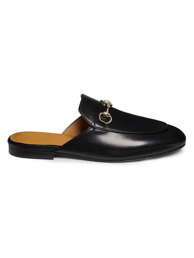 Gucci Women's Betis Leather Mules - Black