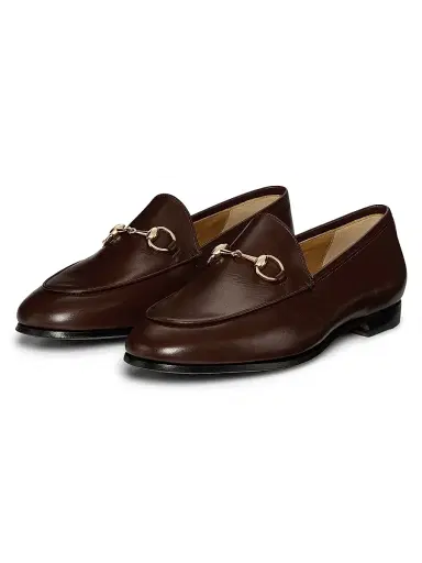Gucci Women's Jordaan Horsebit Leather Loafers - Sweet Chestnut | Thumbnail 2