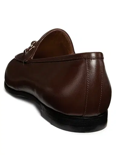 Gucci Women's Jordaan Horsebit Leather Loafers - Sweet Chestnut | Thumbnail 3
