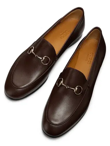 Gucci Women's Jordaan Horsebit Leather Loafers - Sweet Chestnut | Thumbnail 4