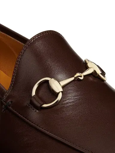 Gucci Women's Jordaan Horsebit Leather Loafers - Sweet Chestnut | Thumbnail 5
