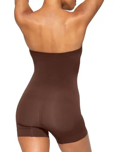Skims Women's Seamless Sculpt Strapless Shortie Bodysuit | Thumbnail 4