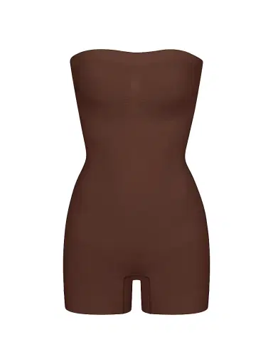 Skims Women's Seamless Sculpt Strapless Shortie Bodysuit | Thumbnail 1