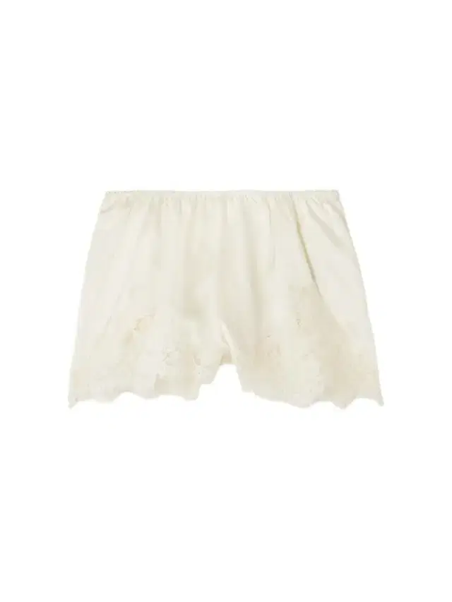 DÔEN Iona Lace-trimmed Silk-satin Shorts
