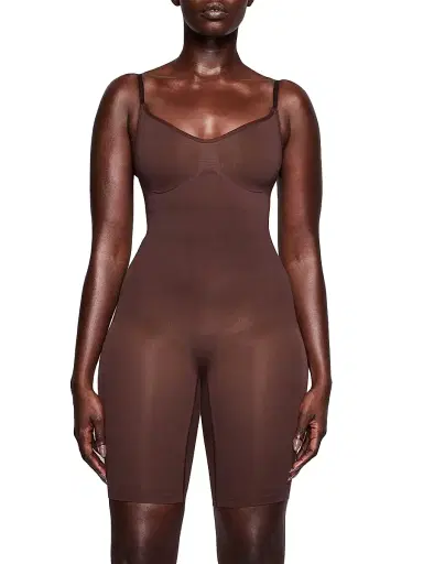 Skims Women's Seamless Sculpt Mid Thigh Bodysuit | Thumbnail 3