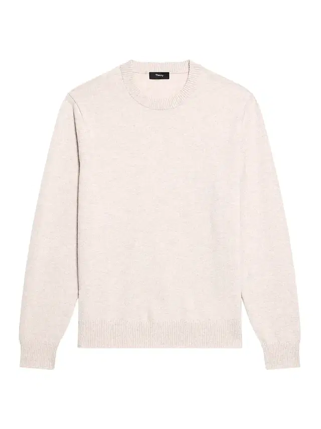 Theory Men's Hilles Cashmere Crewneck Sweater - Alabaster Melange