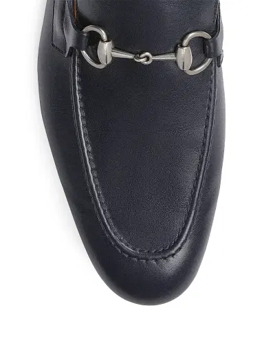 Gucci Men's Jordaan Horsebit Leather Loafers | Thumbnail 5