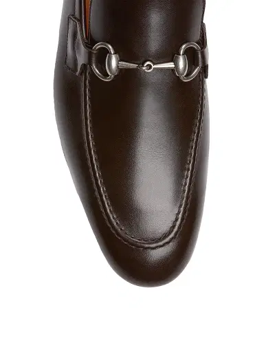 Gucci Men's Jordaan Horsebit Leather Loafers - Dark Brown - Size 7 | Thumbnail 5 Gucci Men's Jordaan Horsebit Leather Loafers - Dark Brown - Size 7 | Thumbnail 5