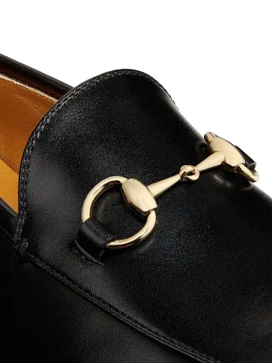 Gucci Women's Jordaan Horsebit Leather Loafers - Black - Size 5.5 | Thumbnail 5