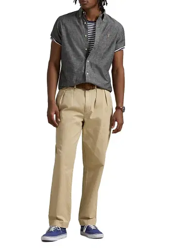 Polo Ralph Lauren Men's Classic-Fit Chambray Shirt - Light Grey | Thumbnail 2