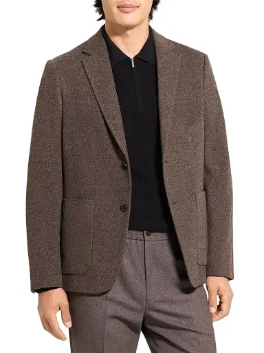 Theory Men's Clinton Knit Twill Blazer | Thumbnail 2 Theory Men's Clinton Knit Twill Blazer | Thumbnail 2