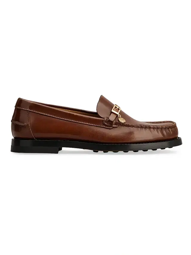 Tod's Women's Iniez Leather Loafers - Cuoio Scuro