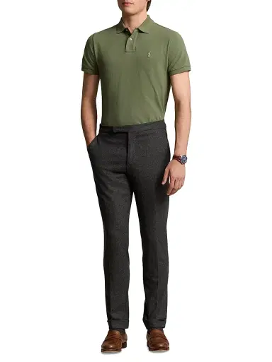 Polo Ralph Lauren Men's Basic Custom Slim-Fit Mesh Polo Shirt - Garden Trail - Size XXL | Thumbnail 2