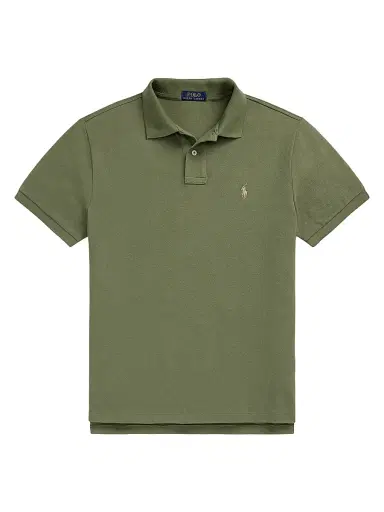 Polo Ralph Lauren Men's Basic Custom Slim-Fit Mesh Polo Shirt - Garden Trail - Size XXL | Thumbnail 1