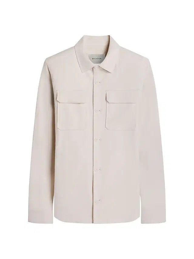Bugatchi Men's Linen-Blend Shirt Jacket -