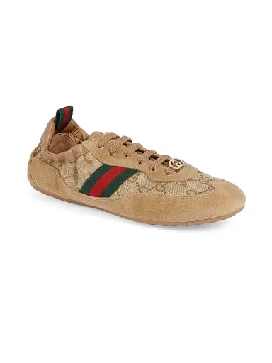 Gucci Women's GG Canvas Low-Top Sneakers - Brown - Size 11 | Thumbnail 2 Gucci Women's GG Canvas Low-Top Sneakers - Brown - Size 11 | Thumbnail 2