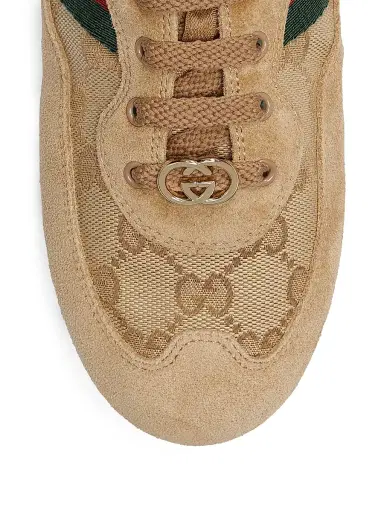 Gucci Women's GG Canvas Low-Top Sneakers - Brown - Size 11 | Thumbnail 4 Gucci Women's GG Canvas Low-Top Sneakers - Brown - Size 11 | Thumbnail 4