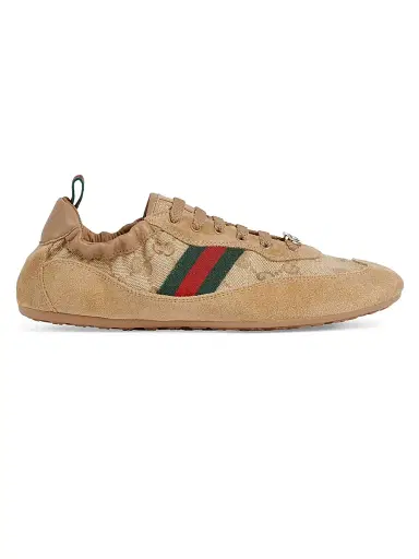 Gucci Women's GG Canvas Low-Top Sneakers - Brown - Size 11 | Thumbnail 1 Gucci Women's GG Canvas Low-Top Sneakers - Brown - Size 11 | Thumbnail 1