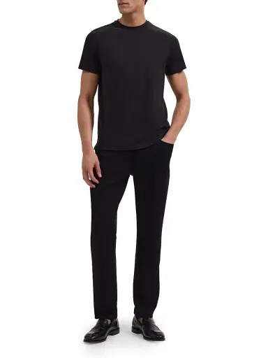 Bugatchi Men's Hank Crewneck Pima Cotton T-Shirt | Thumbnail 2 Bugatchi Men's Hank Crewneck Pima Cotton T-Shirt | Thumbnail 2