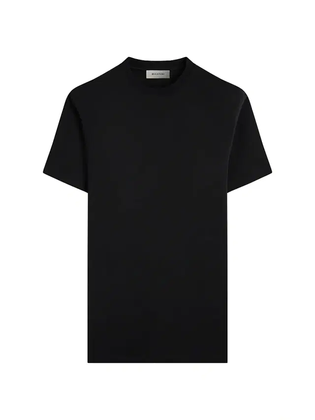 Bugatchi Men's Hank Crewneck Pima Cotton T-Shirt - Black