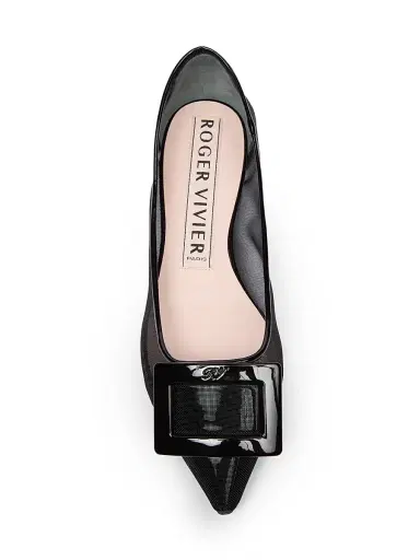 Roger Vivier Women's Gommettine Net Ballerina Flats | Thumbnail 4 Roger Vivier Women's Gommettine Net Ballerina Flats | Thumbnail 4