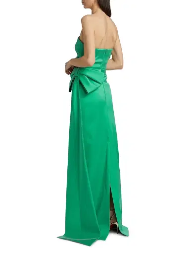 Teri Jon by Rickie Freeman Women's Strapless Bow Gown | Thumbnail 5 Teri Jon by Rickie Freeman Women's Strapless Bow Gown | Thumbnail 5