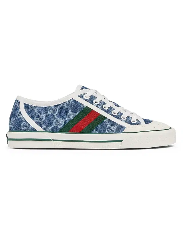Women's Tennis 1977 Denim Low-Top Sneakers - Medium Blue
