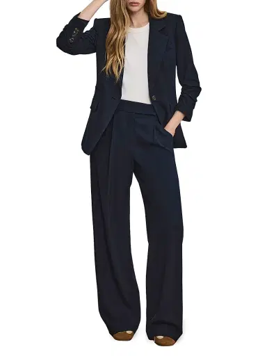 Veronica Beard Women's Battista Dickey Notch Lapel Jacket - Navy - Size 4 | Thumbnail 2 Veronica Beard Women's Battista Dickey Notch Lapel Jacket - Navy - Size 4 | Thumbnail 2
