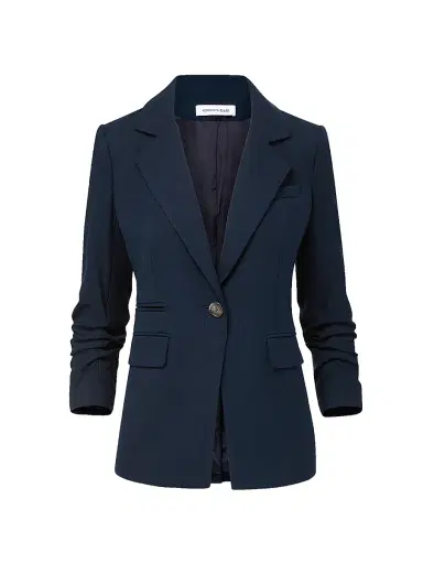 Veronica Beard Women's Battista Dickey Notch Lapel Jacket - Navy - Size 4 | Thumbnail 1 Veronica Beard Women's Battista Dickey Notch Lapel Jacket - Navy - Size 4 | Thumbnail 1